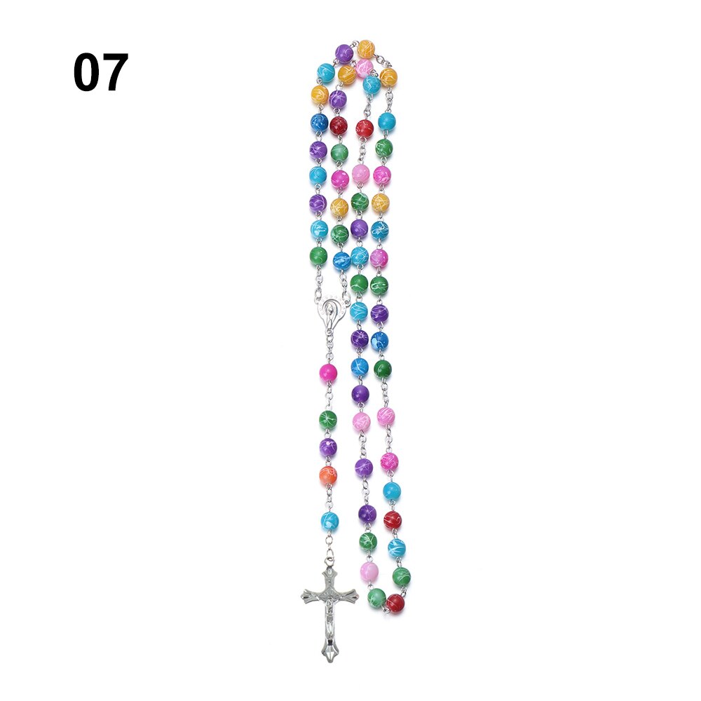 Handmade Round Glass Beaded Rosary