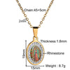 Virgin Mary Pendant Necklace