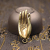 Pure Copper Mudra Hand Pendants