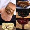 108 Bead Mala with Pendants Handmade