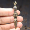 Vajrakila Head Vajra Pestle Keychains Lanyard