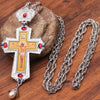 Holy Blessing Cross Byzantine Style Amulet