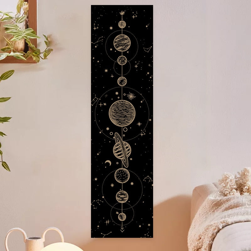 Moon Phase Tapestry Wall Hanging