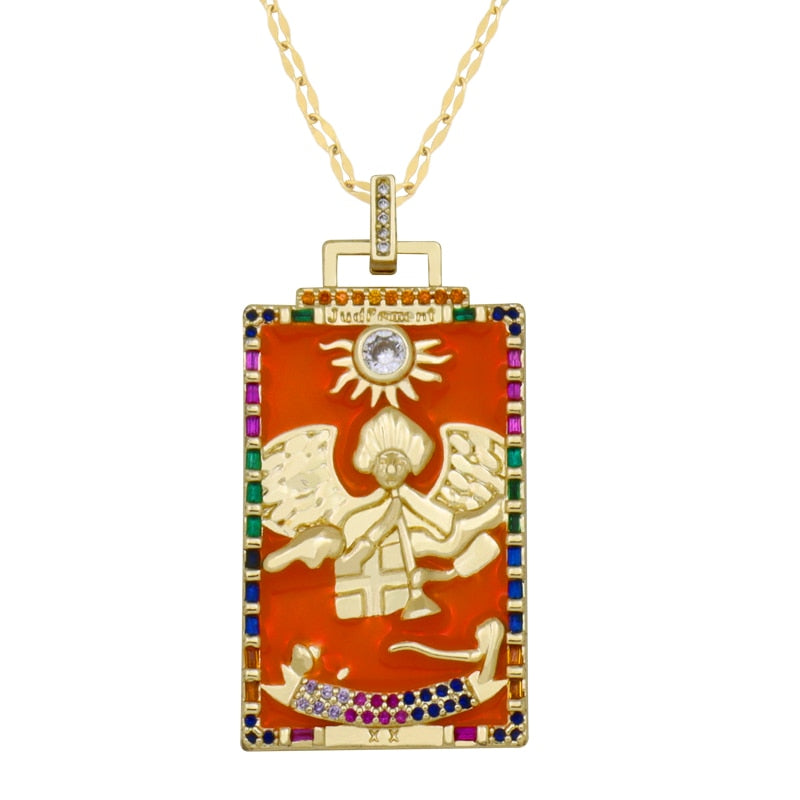 Tarot of the Major Arcana Pendant Necklace