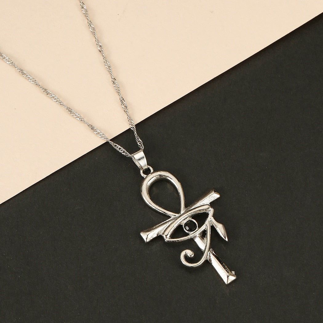 Eye of Horus Ankh Cross Protection Charm