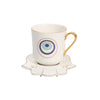 Evil Eye Luxury Coffee Cup Saucer Set