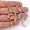 Snake Pendant Necklace & Earrings