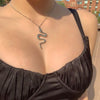 Snake Pendant Necklace & Earrings