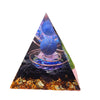 Orgone Pyramid with Copper Wire & Natural Stone