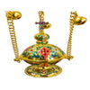 Gold Plated Holy Incense Burner & Blessings