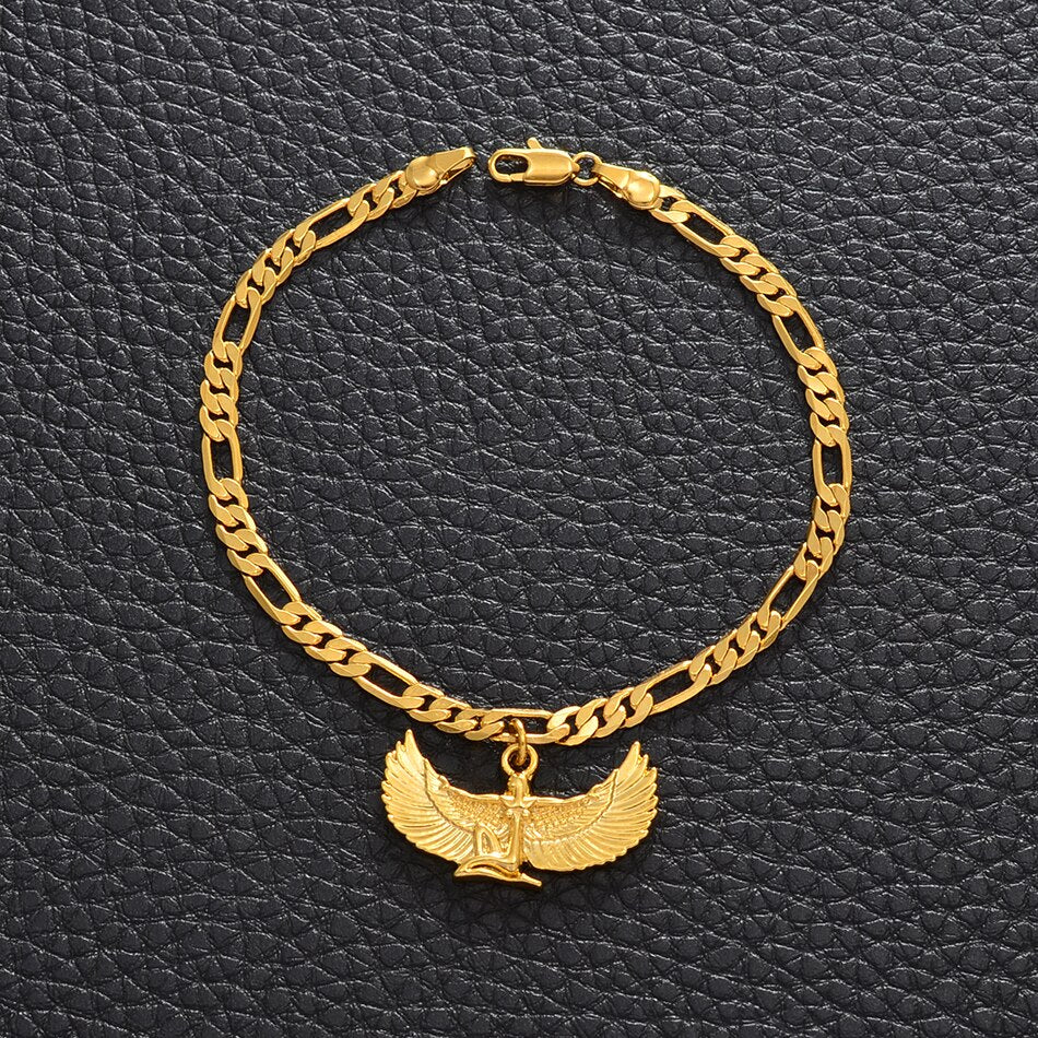 Egyptian Goddess Isis Pendant Bracelet, Anklet or Choker