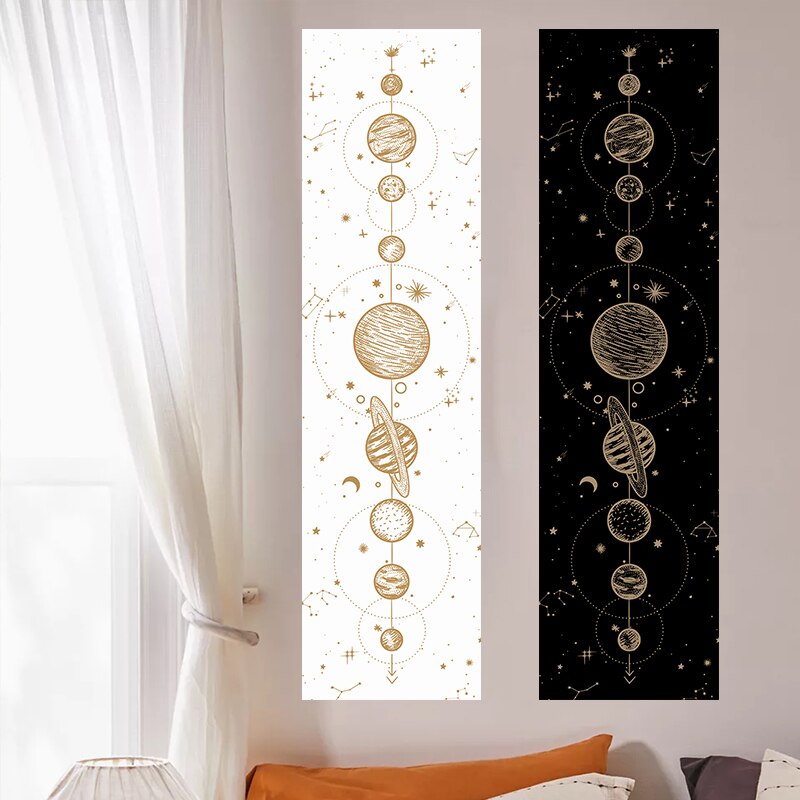 Moon Phase Tapestry Wall Hanging