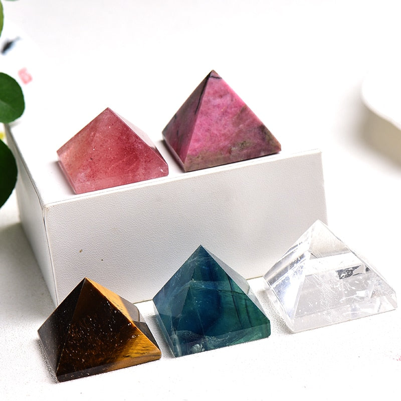 Natural Crystal Pyramid