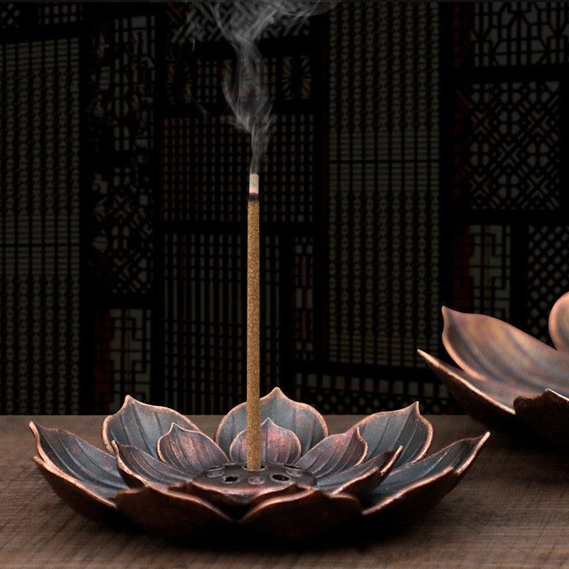 Large Lotus Leaf Incense Holer