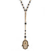 Hand of Fatima & Evil Eye Pendant Necklace for Luck & Protection