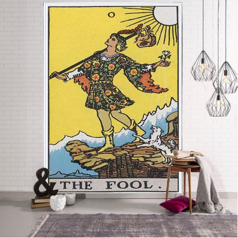 The Fool: Rider-Waite Tarot Tapestry