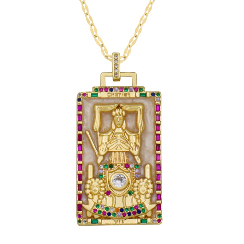 Tarot of the Major Arcana Pendant Necklace