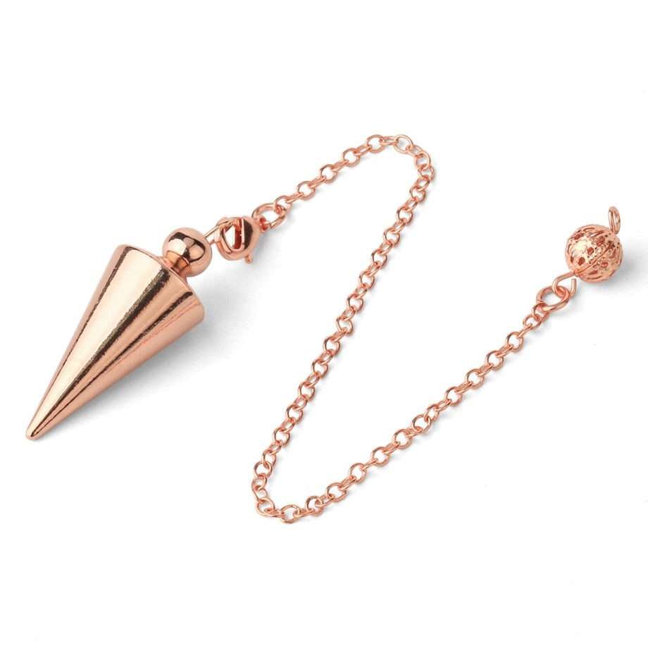 Metal Charm Arrow Cone Pendulum for Divination & Dowsing