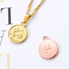 Zodiac Coin Pendant Necklace