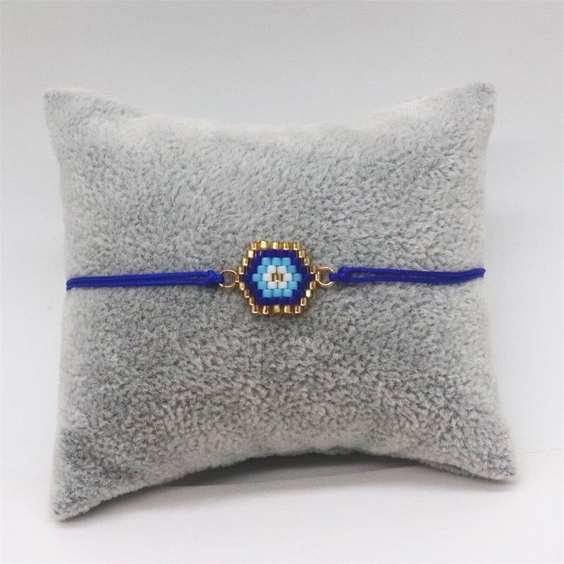 Evil Eye Beaded Bracelet