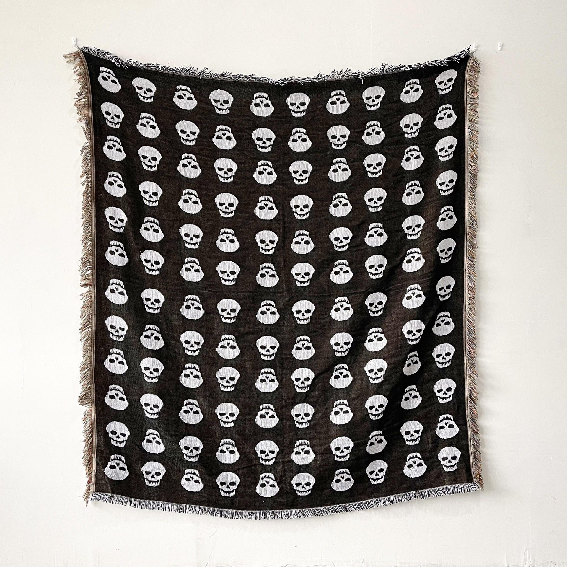 Throw Blanket with Various Occult Designs