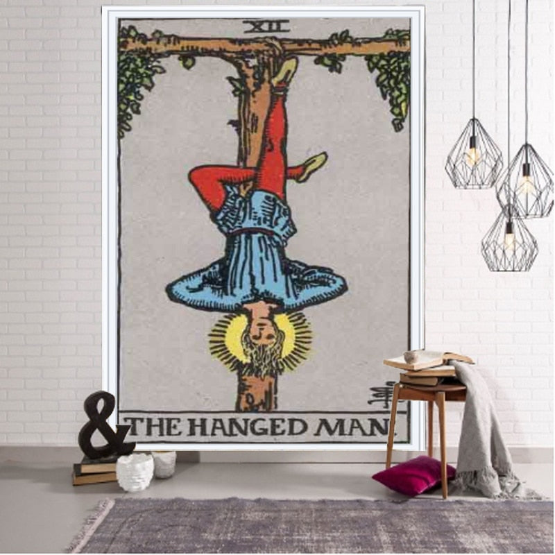 The Hanged Man: Rider-Waite Tarot Tapestry