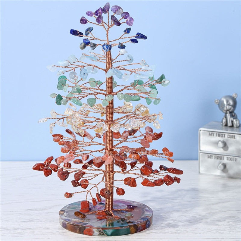 7 Chakra Crystal Tree