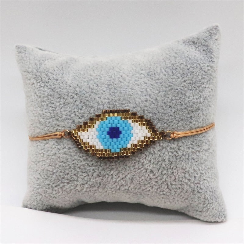 Evil Eye Beaded Bracelet