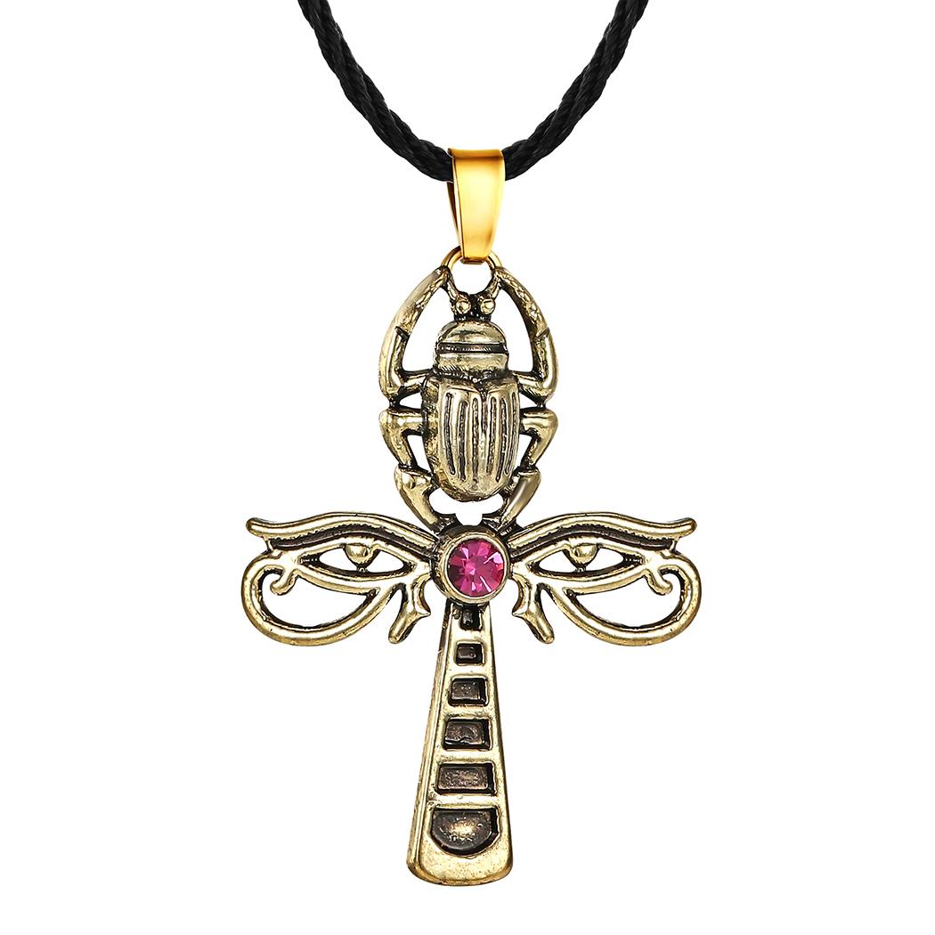 Eye of Horus Ankh Cross Protection Charm