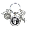 Saint Benedict Medallion Keychain