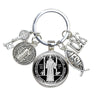 Saint Benedict Medallion Keychain