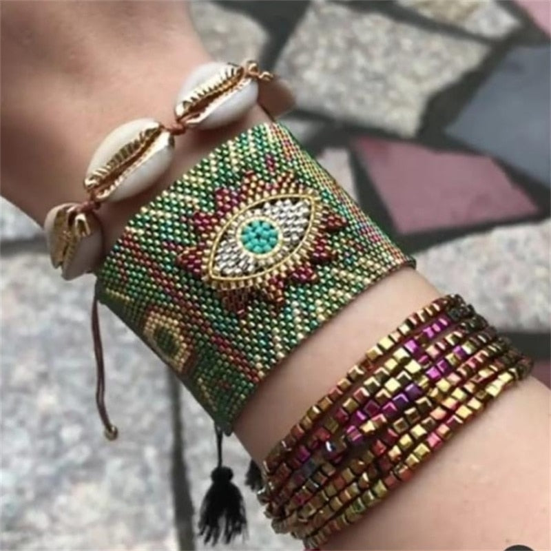 Evil Eye Handmade Armband