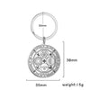 The Seal of The Seven Archangels Keychain