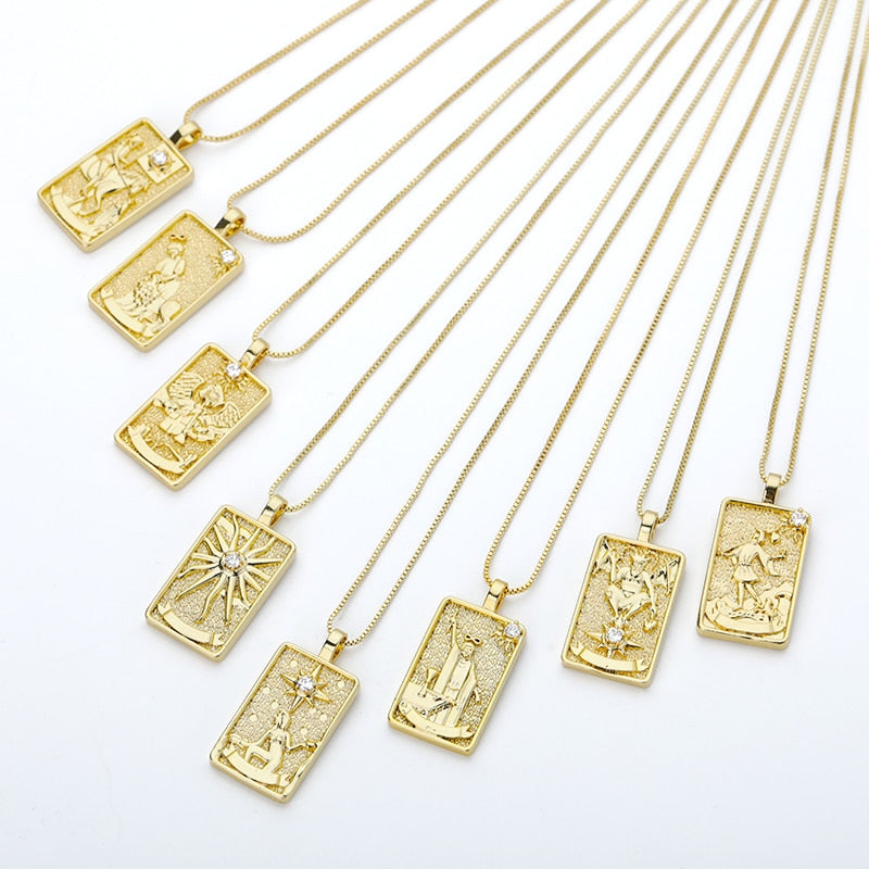 Tarot of the Major Arcana Pendant Necklace