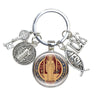 Saint Benedict Medallion Keychain