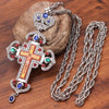 Holy Blessing Cross Byzantine Style Amulet