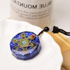 Handmade Metatron Orgone Pendant in Lapis Lazuli