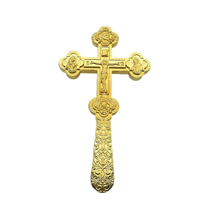 Blessing Cross in Copper, Gold & Silver