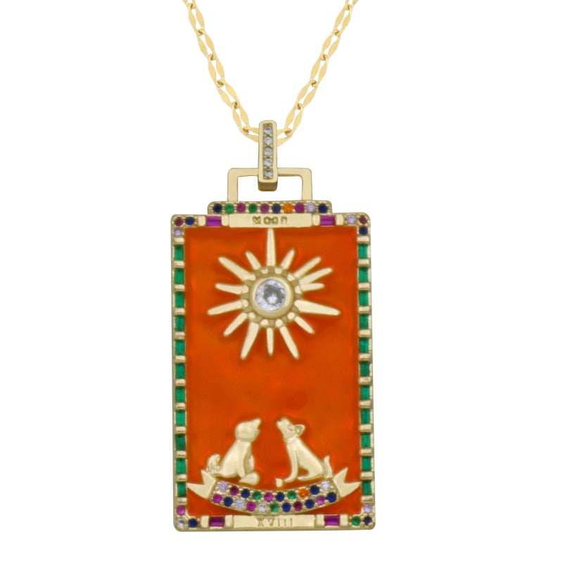 Tarot of the Major Arcana Pendant Necklace