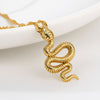 Snake Pendant Necklace For Women Stainless Steel