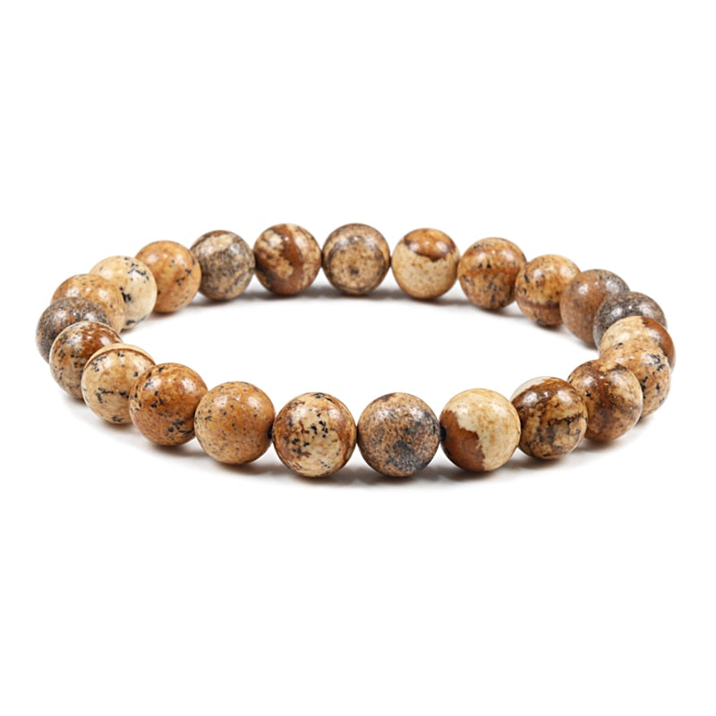 Handmade Natural Stone Bead Bracelets