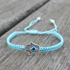 Evil Eye Hand of Fatima Braided Bracelet