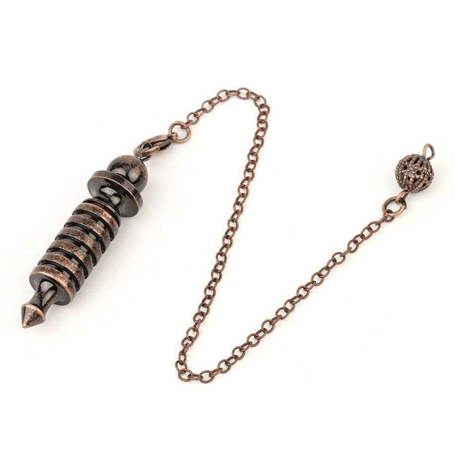 Metal Charm Six Stage Pendulum for Dowsing & Divination