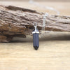 Natural Stone Hexagonal Point Pendant Necklace