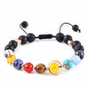 Eight Planets Natural Stone Bracelet