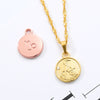 Zodiac Coin Pendant Necklace