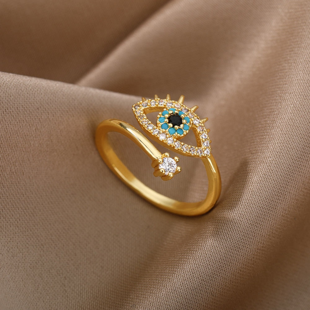 Lucky Evil Eye Ring For Women