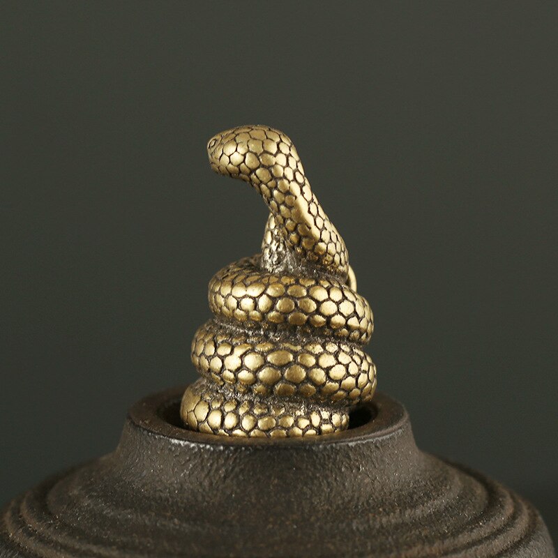 Serpent Incense Holder of Brass