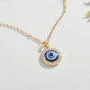 Evil Eye Crystal Pendant Necklace