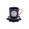 Evil Eye Luxury Coffee Cup Saucer Set